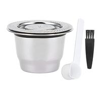 Capsule de café réutilisable en acier inoxydable avec cuillère et brosse, compatible avec les machines, Inissia, Lattissima, CitiZ et Espresso U - Kit de filtre