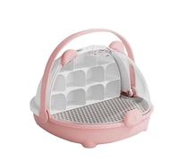 Capsule de croissance en soie pour élevage de vers à soie, habitat animal, cage pour reptiles, reptiles, nourriture transparente avec poignée, petite grange d'élevage (taille unique)