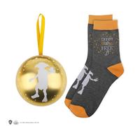 Capsule De Noël Avec Boule De Noël Et Chaussettes Dobby - Harry Potter Or TU