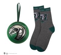 Capsule De Noël Avec Boule De Noël Et Chaussettes Serpentard - Harry Potter Vert TU