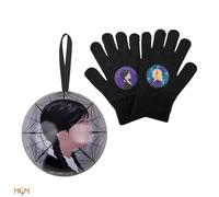 Capsule De Noël Gants Mercredi Et Enid - Mercredi Noir TU