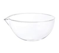 Capsule D'évaporation en Verre à Bec, Fond Rond Peu Profond | Grosse Ouverture, Surface Étendue, Observation Claire, Chauffage Fiable, Versement Précis des Solvants et Solutions