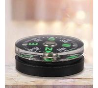 Capsule en plastique de 20 mm pour boussole - Outil de navigation extérieur compact pour camping, randonnée, bateau et exploration - Noir durable
