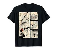 Capsule Japonaise Hôtel Comic Ukiyo-e Pod Japan Travel Art T-Shirt