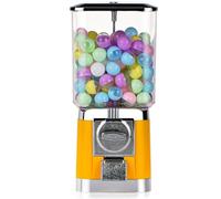 Capsule Machine for Gaming Retail Stores, Donates Bouncing Balls and Candy, Ideal for Entertainment and Retail(Yellow)