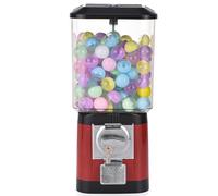 Capsule Machine for Gaming Retail Stores, Donates Bouncing Balls and Candy, Ideal for Entertainment and Retail(Red)