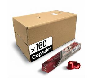Capsule Nespresso Compatible Aluminium Café Orbica Intenso - 16 tubes - 160 capsules