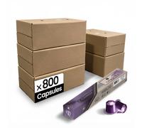 Capsule Nespresso Compatible Aluminium Café Orbica Lungo - 80 tubes - 800 capsules