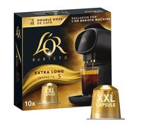 Capsule Nespresso ® Compatible Café L'Or Barista Capsule XXL Double Extra Long Doux Jaune - 10 capsules