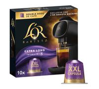 Capsule Nespresso ® Compatible Café L'Or Barista Capsule XXL Double Extra Long Intense Violet - 10 capsules