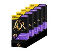 Capsule Nespresso Compatible Café L'Or Espresso Lungo Profondo - 5 boîtes - 50 capsules