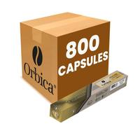 Capsule Nespresso Compatible Café Orbica Brésil Indes - 80 tubes - 800 capsules