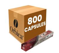 Capsule Nespresso Compatible Café Orbica Intenso - 80 tubes - 800 capsules