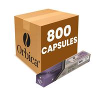 Capsule Nespresso Compatible Café Orbica Lungo - 80 tubes - 800 capsules