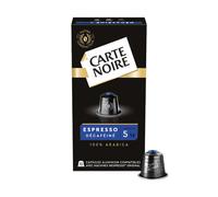 Carte Noire Café capsules Compatibles Nespresso Espresso décaféiné - La boite de 10
