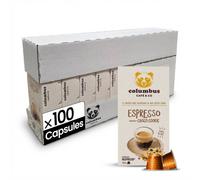 Capsule Nespresso Compatible Columbus Café Chocolat Cookie - 5 boites - 50 capsules