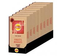 Capsule Nespresso Compatible Thé Noir Lipton Fruits Rouges - 8 boites - 80 capsules
