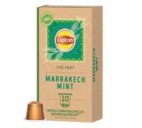 Lipton Thé Vert Marrakech Mint (Lot de 4x10 Capsules)