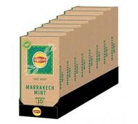 Capsule Nespresso Compatible Thé Vert Lipton Menthe Marrakech - 8 boites - 80 capsules