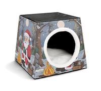 Capsule Pet Waterloo Light A Fire in The Wild Niche pliable pour chien ou chat Lit chaud pour lapin Chinchillas Cachette pour intérieur de petite et moyenne taille