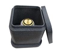 Capsule pour urne - Coffre pour urne - Conteneur pour urne funéraire à enfouir dans le sol (plaque commémorative / NO)