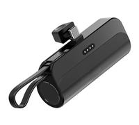 Capsule Power Bank 5000 mAh, mini chargeur portable compact avec charge rapide de 20 W, et ports de type C, léger et facile à transporter, certifié CE FCC