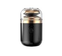 Capsule Razor, mini rasoir portable 2 en 1 avec tondeuse à poils de nez, étanchéité IPX7, chargement de type C, rasoir de voyage pour homme (noir)