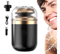 Capsule Razor,Palyrain Shaver,Capsule Shaver,2-In-1 Portable Mini Capsule Shaver,Mini Portable Electric Shaver (Noir)
