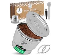 Capsule rechargeable et réutilisable compatible Nespresso (1 unité) dosette café à remplir en acier inox permanente metal zéro déchet - espresso