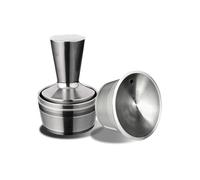 Capsule réutilisable en métal rechargeable for paniers filtrants en acier inoxydable(1 PCS Capsule)