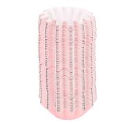 Capsules à Muffins Fleurs, Papier Antiadhésif Coated, 100 pcs, Ø4,5xH3cm, Couleurs Assorties - Décoration Colorée, Résistantes 220 °C, Idéales Anniversaires & Fêtes (Rose)