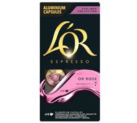 Capsules Aluminium L'OR Espresso Ou Rose Pour Nespresso 10 pcs