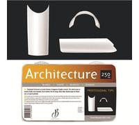 Capsules Architecture blanches - 250 tips Beauty Nails
