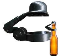 Capsules Bière Salut Soldat, Bouchons Bouteille Bière Réutilisablessalut Soldat Casque, Capsuleur Manuel Antipoussière Saluts Soldats, Drôle Bouchons Bouteille Bières Saluts Soldats Casques