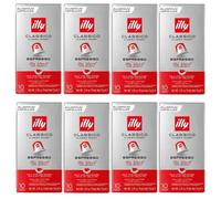 Capsules café - Illy - Classico Espresso - 8x10 capsules - 100 pourcent Arabica - Compatibles Nespresso