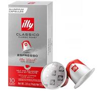 Illy Capsules de café Classico Espresso intense 100 pourcent arabica Nespresso 10 unités
