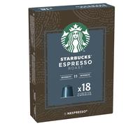 Capsules café Starbucks Nespresso Espresso Roast X18