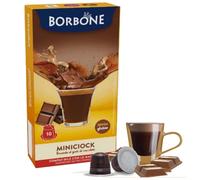 10 Capsules De Café Borbone Mini Ciock Chocolat 100% Compatibles Nespresso