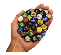 Capsules - Capsule de Bar Belge - Assortiment Authentique de Capsules de Bières et Softs pour Upcycling avec Résine Époxy - Capsules Bouteilles - Capsule (5, Kilogrammes)
