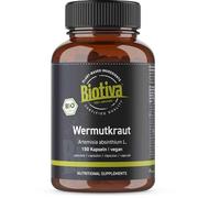 Capsules d'absinthe bio 150 capsules - 400mg - Absinthe - Garanti sans additifs - Conditionné et contrôlé en Allemagne - Biotiva