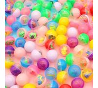 Capsules De Boule Surprise En Plastique Transparent, 10 Pièces/Paquet, Jouet Avec À L'intérieur De Différentes Figurines, Distributeur Automatique Dans Des Boules D'¿Ufs Shilly