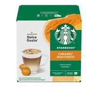 Capsules de café compatibles avec NESCAFÉ® Dolce Gusto® Starbucks Caramel Macchiato, 6 + 6 pièces.