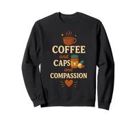 Capsules de café et infirmière technicienne en pharmacie de compassion Sweatshirt