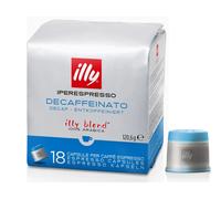 18 Capsules café Décaféiné illy Iperespresso