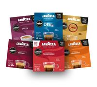 Lavazza, A Modo Mio, Assortiment de Capsules de Café, 100% Arabica, Intensité 6 à 13, 216 capsules AMM, Passionale, Intenso, Delizioso, Dek, Lungo Dolce, Oro