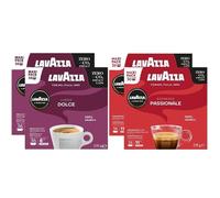 Lavazza - Assortiment de capsules de Café, A Modo Mio, Passionale et Lungo Dolce, Intensité 6 à 11, 100% Arabica, 144 capsules, AMM
