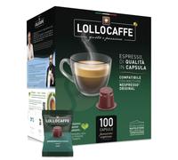 Capsules de café Lollo mélange DEK compatibles avec les machines Nespresso Sy...