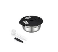 Capsules De Café Réutilisables, Compatibles Avec Bosch, Tassimo Happy Vivy, Dosettes Rechargeables En Acier Inoxydable, Filtres 60/180/200/220ML(60ml 1 pod)