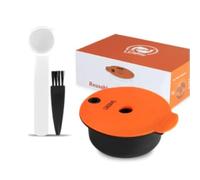 Capsules de café réutilisables, compatibles avec les machines Bosch Tassimo, filtres à café rechargeables, kit complet d'accessoires de café K-Cups (180 ml x 1)