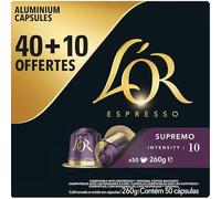 Capsules de café supremo N°10,50 capsules